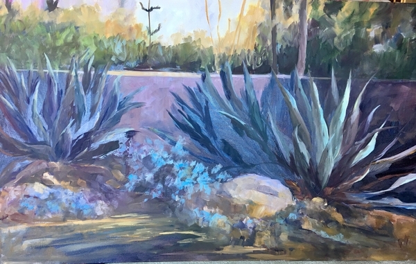 Agaves along Lotus Land